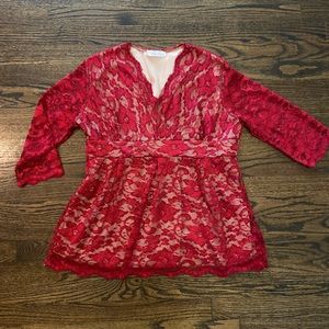 XXL Ruby Red Dress Shirt